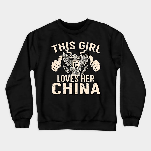 CHINA Crewneck Sweatshirt by Jeffrey19988